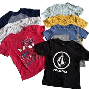 Volcom Marvel Carter's T-Shirt Bundle Multicolor Graphic Pocket Boys 3T